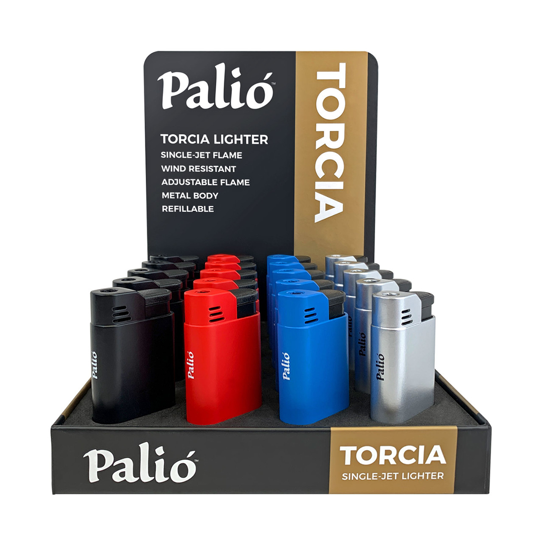 Palio Torcia Single Flame Torch Lighter - The Essential Companion for Every Cigar Aficionado