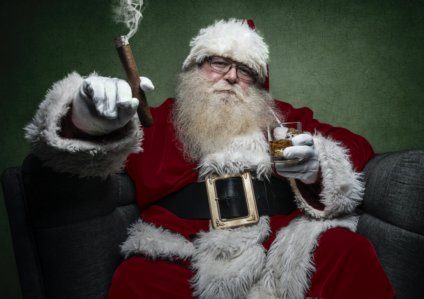 Father Christmas Cigar Card